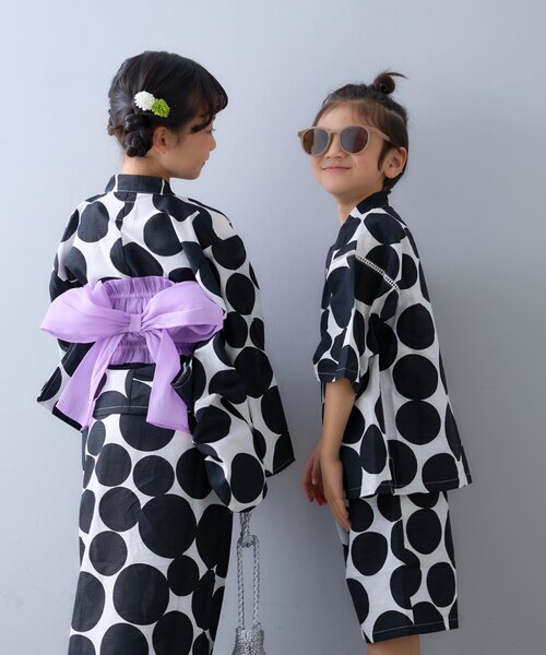 CIAOPANIC TYPY 浴衣 「KIDS」らくらく甚平 キッズ 子供 男の子
