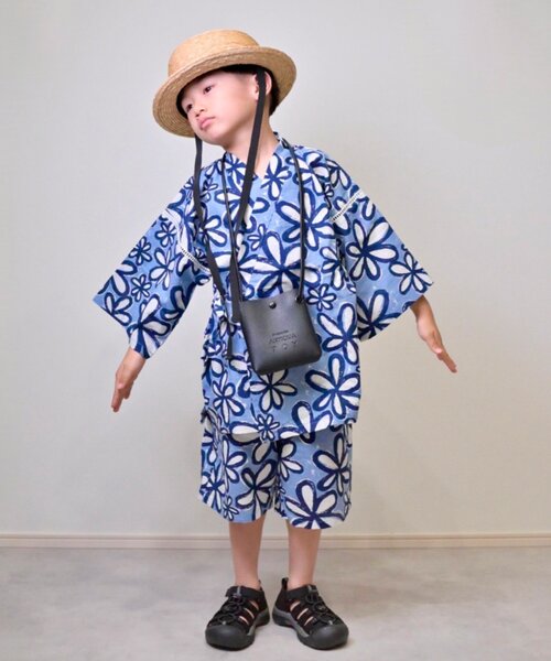 CIAOPANIC TYPY 浴衣 「KIDS」らくらく甚平 キッズ 子供 男の子