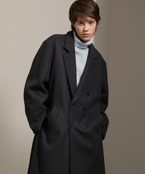 EMMA CLOTHES（エマクローズ） チェスターコート M ダークネイビー