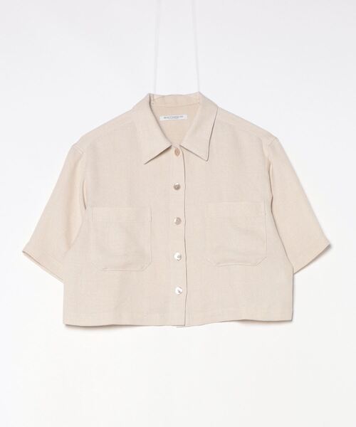 「BEAUTY&YOUTH UNITED ARROWS」 半袖シャツ FREE ナチュラル レディース