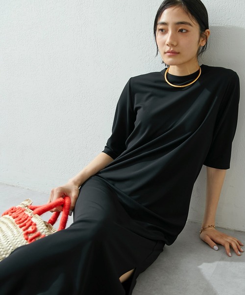 Whim Gazette 「Whim Gazette」 半袖ワンピース FREE ブラック