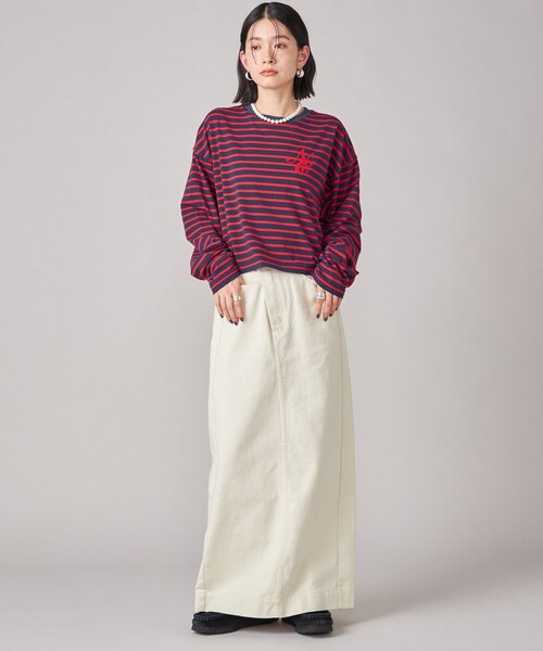 SHIPS（シップス） スカート SHIPS NINE CASE:「洗濯機可能」フロント