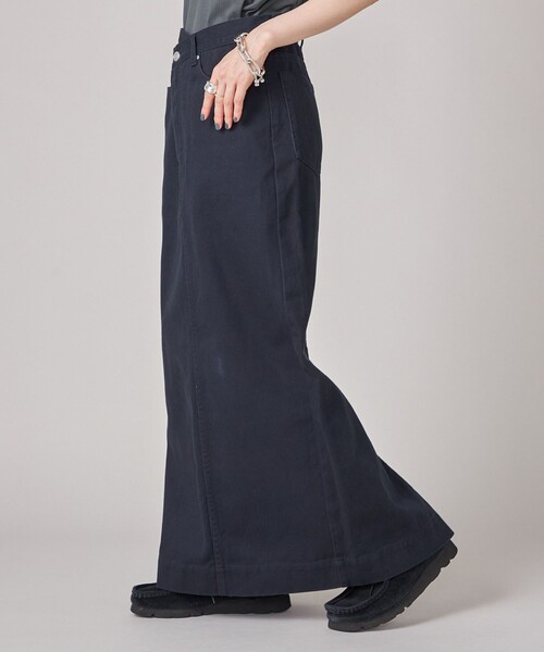 シップス（SHIPS）/SHIPS NINE CASE:〈洗濯機可能〉フロント スラント スカート SHIPS（シップス） スカート SHIPS NINE CASE:「洗濯機可能」フロント