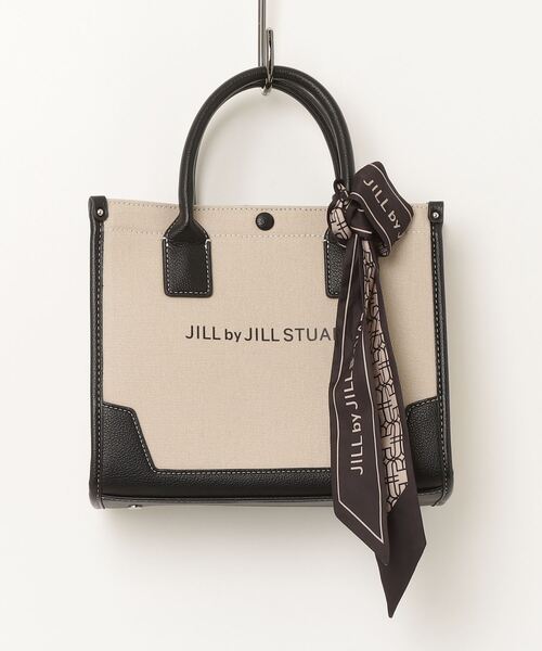 トートバッグ *JILLSTUART*JILLSTUART*JILLSTUART* City Essential Black Simp JILL by JILLSTUART Smooth frilled tote bag BLACK 7 seven