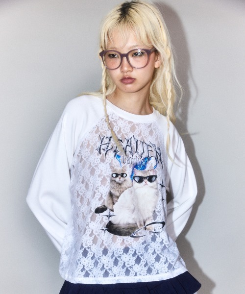 tシャツ HEAVEN LACY RAGLAN トップス レディース メンズ