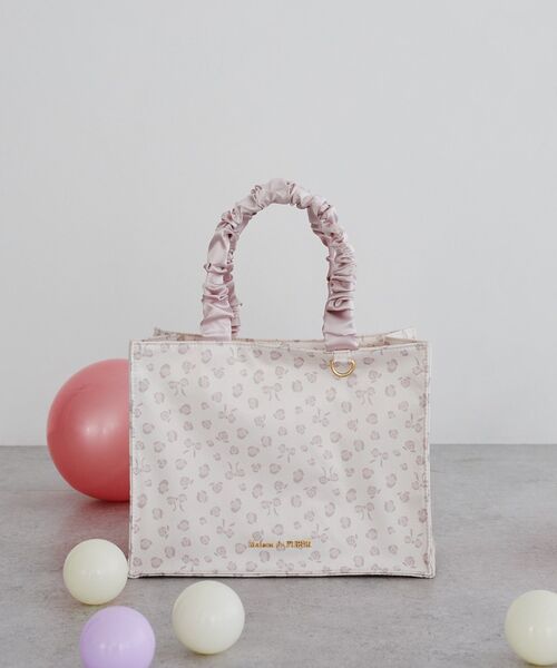 メゾンドフルール トートバッグ Maison de FLEUR（メゾンドフルール） トートバッグ リボンレオパード