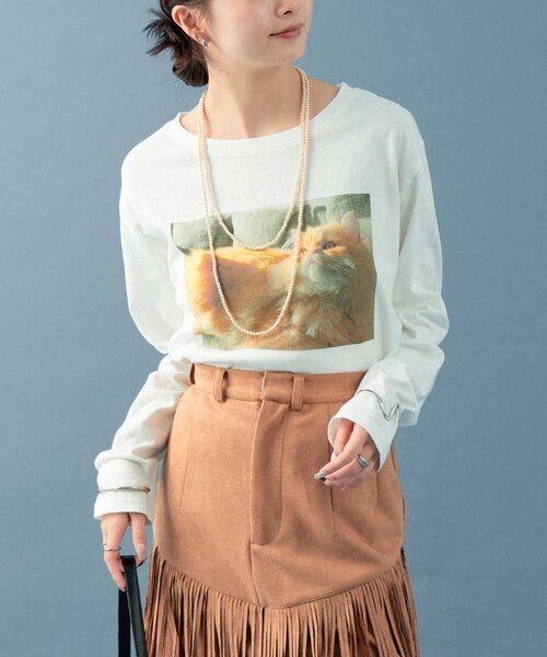 tシャツ CATフォトロンT レディース