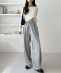 ワイドパンツ スウェットパンツ ジャージ 着心...の詳細画像1