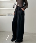 ワイドパンツ スウェットパンツ ジャージ 着心...の詳細画像5