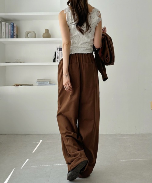 TREOVER ワイドパンツ スウェットパンツ ジャージ 着心地抜群な