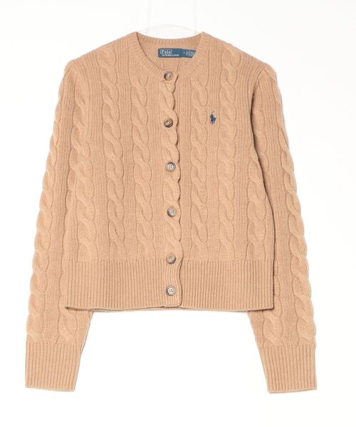Polo by Ralph Lauren ケーブルニットカーディガン Mサイズ ケーブルニット ウールカシミヤ カーディガン