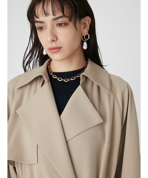 Mila Owen（ミラオーウェン） トレンチコート 0 ネイビー レディース