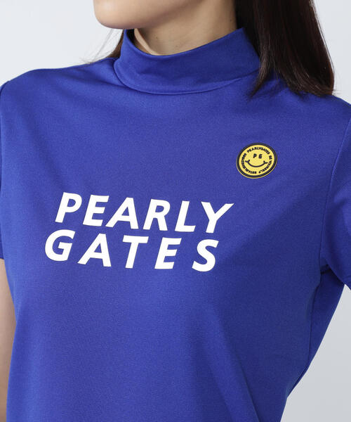 PEARLY GATES - PEARLY GATES made For golf ハイネック　カットソー 4WAYリップル半袖ハイネックカットソー | PEARLY GATES