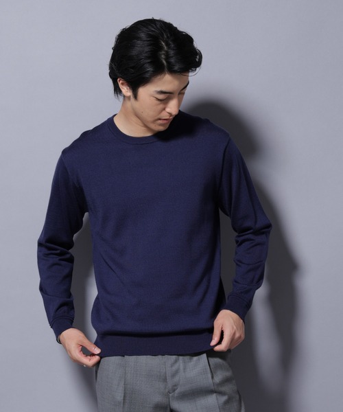 NANO universe（ナノ・ユニバース） セーター ニット タスマニアウール