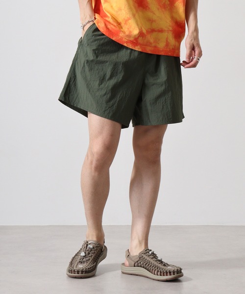 「TRUSS」 ショートパンツ X-SMALL コーラル メンズ_画像2