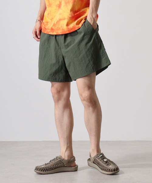 「TRUSS」 ショートパンツ X-SMALL コーラル メンズ_画像3