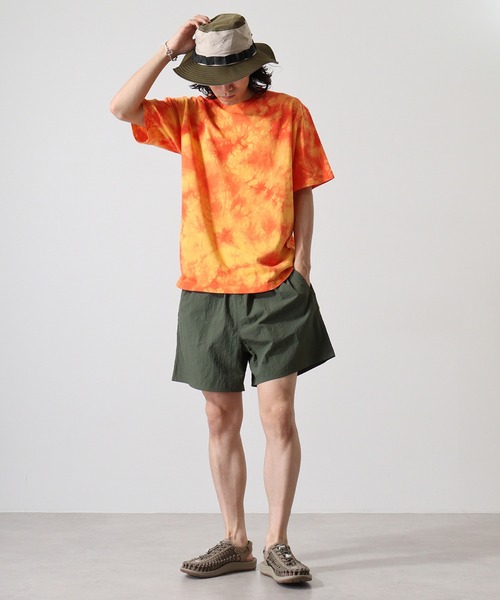 「TRUSS」 ショートパンツ X-SMALL コーラル メンズ_画像5