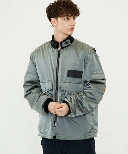 ジャケット・アウター G GOD SELECTION XXX - GX-A26-JK-03 FLEECE JACKET BLACK | River