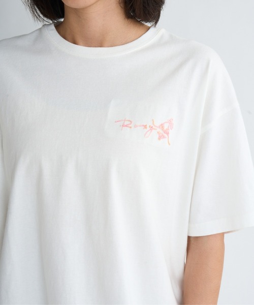 ROXY（ロキシー） tシャツ COLORFUL EMBROIDERY /ロキシーワンポイント
