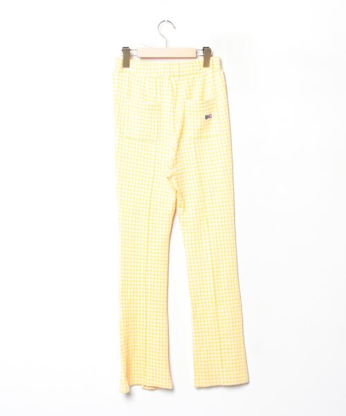 「Bonjour Girl」 イージーパンツ FREE イエロー レディース_画像2