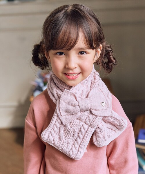 ANY（エニィ） マフラー ケーブルニットマフラー キッズ 子供 女の子