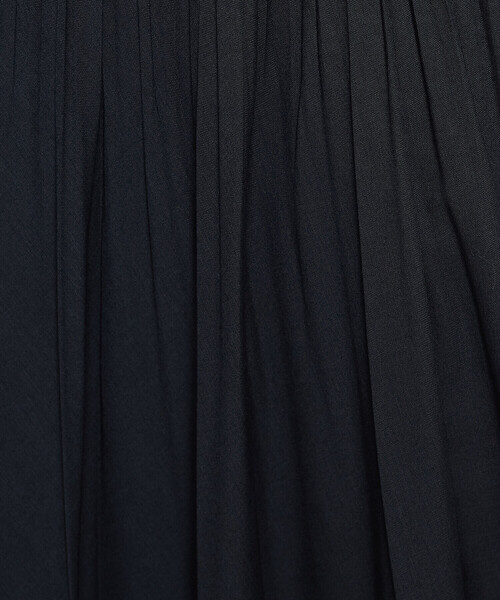 COMME CA（コムサ） スカート ドライシャンブレー プリーツスカート