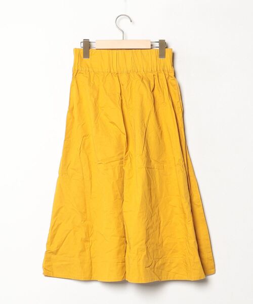 「IRONY」 フレアスカート - イエロー レディース_画像2