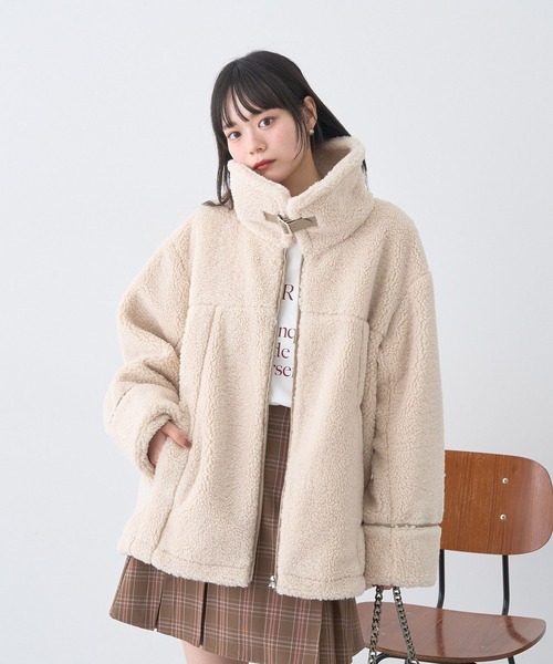 新品未使用HOWDY. ecofur hood short outer 新品未使用HOWDY. ecofur hood short outer