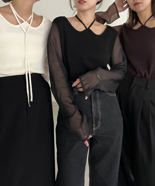 CAPRICIEUX LE'MAGE（カプリシューレマージュ） 長袖ニット FREE