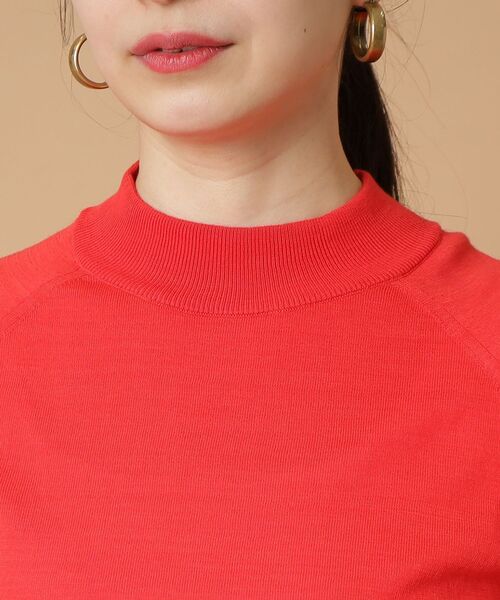 「DRESSTERIOR」 半袖ニット 38 レッド レディース_画像5