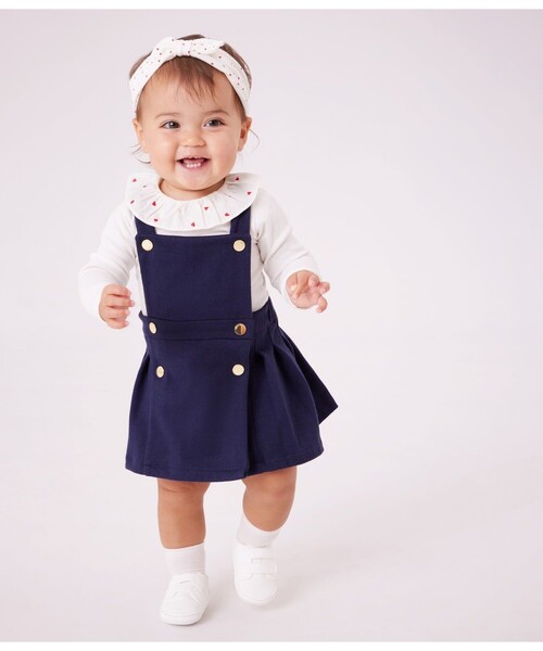 PETIT BATEAU（プチバトー） ワンピース ジャンパースカート キッズ