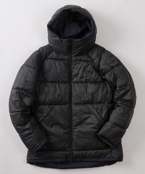 Local Motion リバーシブルダウンジャケット XL ダウンジャケット ダウン 「76」リバーシブル 中綿 フードジャケット
