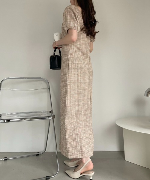 「Ada.」 半袖ワンピース FREE ブラック レディース_画像2