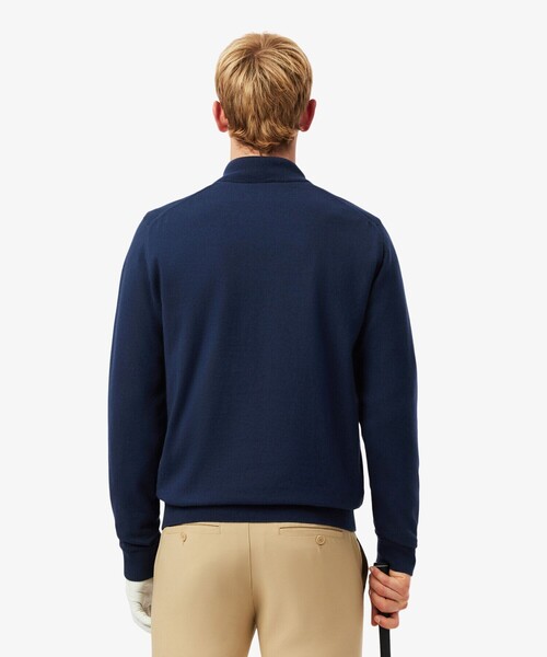 LACOSTE（ラコステ） セーター ニット 防風 ウールブレンドハーフ