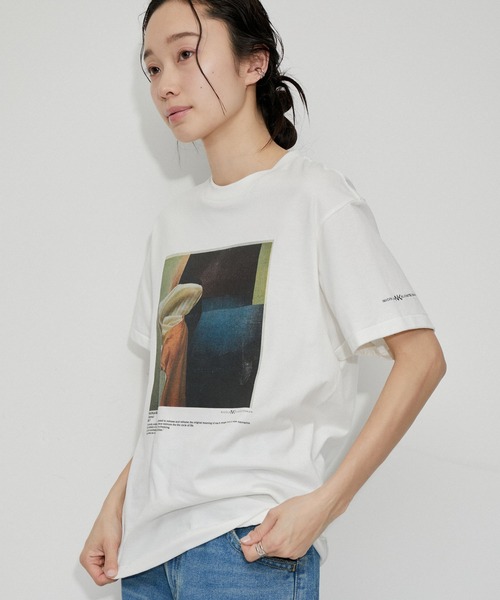 「JANE SMITH / JOHN SMITH」 半袖Tシャツ X-SMALL ホワイト レディース_画像6
