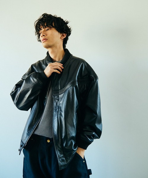 TOWNCRAFT（タウンクラフト） ブルゾン アウター LEATHER DERBY JACKET