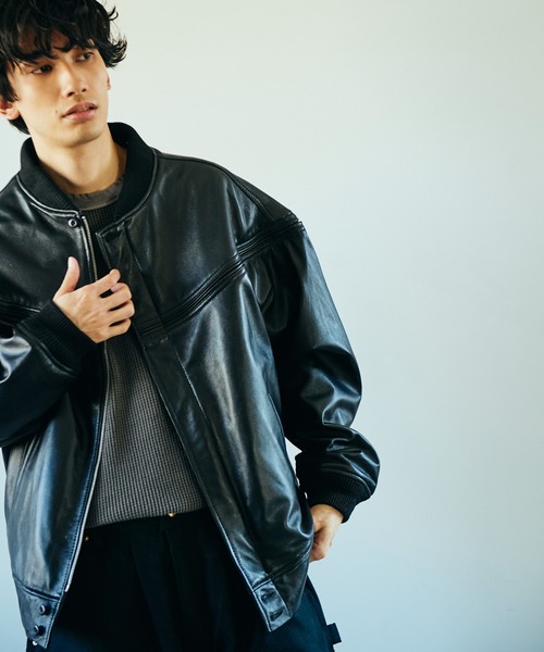 TOWNCRAFT（タウンクラフト） ブルゾン アウター LEATHER DERBY JACKET