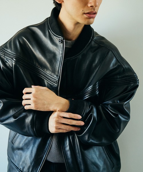 TOWNCRAFT（タウンクラフト） ブルゾン アウター LEATHER DERBY JACKET