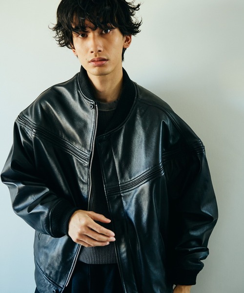 TOWNCRAFT（タウンクラフト） ブルゾン アウター LEATHER DERBY JACKET