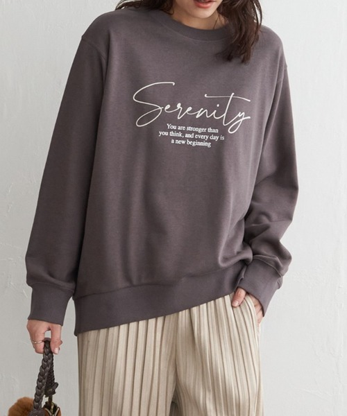 【即日発送】CHILD WOMAN 裏毛製品染め 発砲ロゴスウェット CHILD WOMAN - 【即日発送】CHILD WOMAN 裏毛製品染め 発砲ロゴ