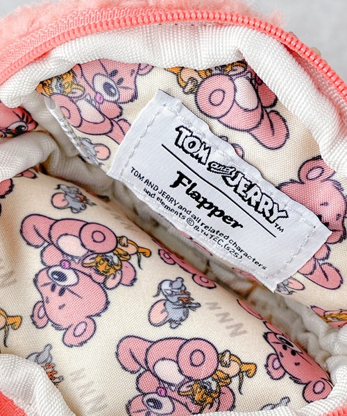 ポーチ FLAPPER フラッパー:トムとジェリー テディベアダイカット