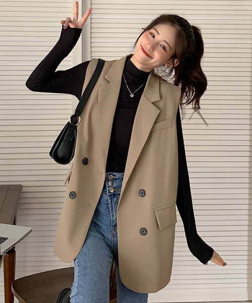 「Ulysses」 ベスト FREE モカ レディース_画像2