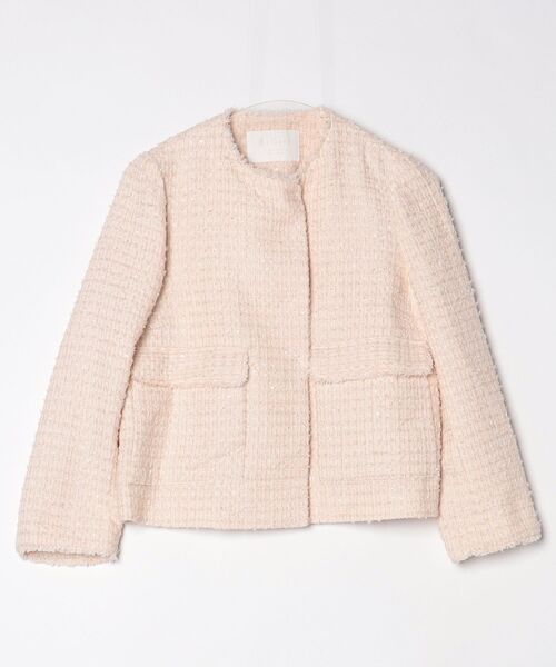 Ballsey ツイストループツイード ノーカラージャケット 36 楽天市場】【SALE／40%OFF】ツイストループツイード ノーカラー