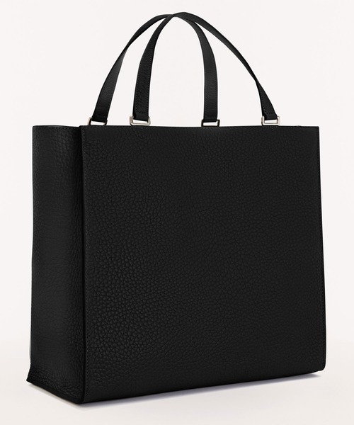 【美品】FURLA ブラック メンズトートバッグ FURLA（フルラ） トートバッグ MAN GIOVE L CASUAL TOTE ジョーヴェ