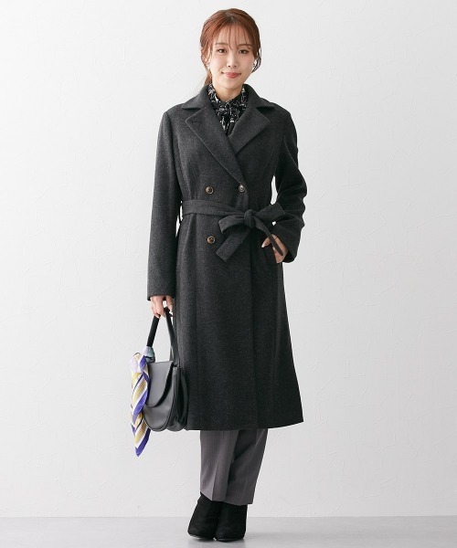 nissen glamor(ニッセングラマー)【大きい胸専用】チェスターコート Nissen glamor（ニッセングラマー） コート チェスターコート 「大きい