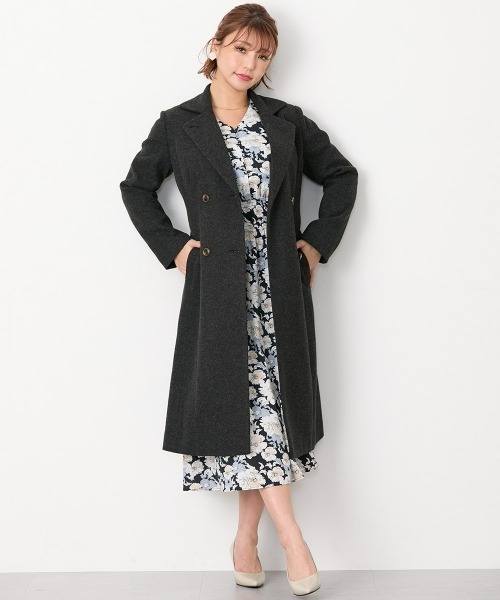 nissen glamor(ニッセングラマー)【大きい胸専用】チェスターコート Nissen glamor（ニッセングラマー） コート チェスターコート 「大きい