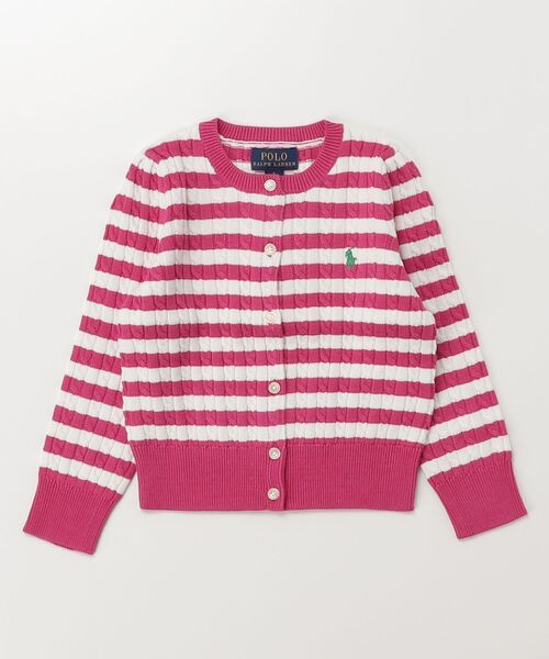 Polo Ralph Lauren Childrenswear カーディガン ストライプド ミニ 