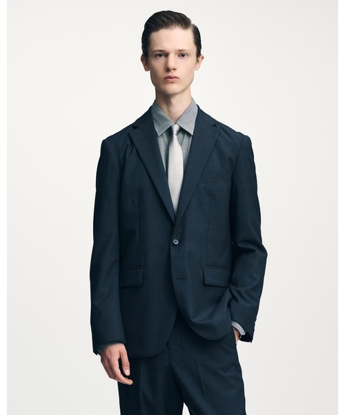 ジャケット テーラードジャケット WOOL TROPICAL STANDARD 2BUTTON JACKET メンズ レディースの画像