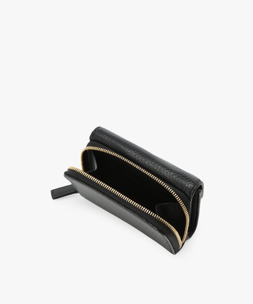 agnes b.（アニエスベー） 財布 レザー 三つ折り ミニ ウォレット ”The