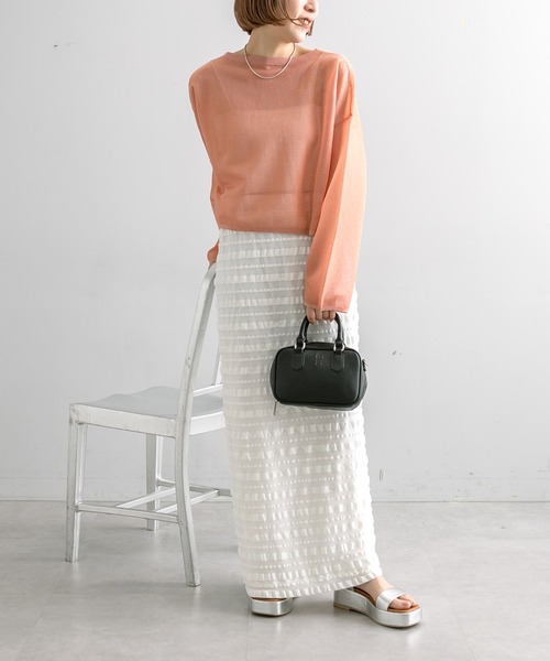 「mystic」 長袖ニット FREE グリーン レディース_画像2